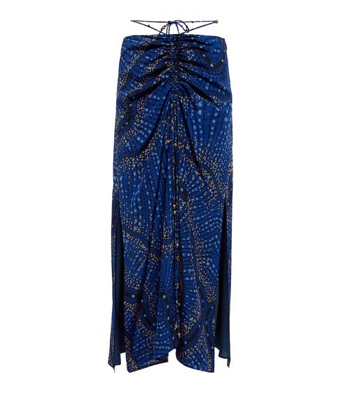 Safia silk maxi skirt