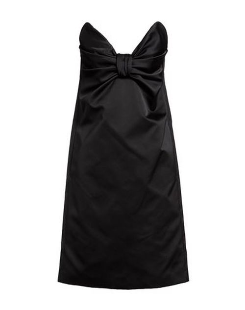 Woman Midi dress Black Size 8 Polyester