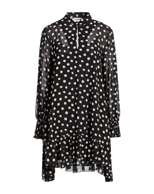 Woman Mini dress Black Size 10 Polyester