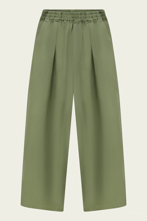 Palmer Cotton Twill Pant in Eucalyptus