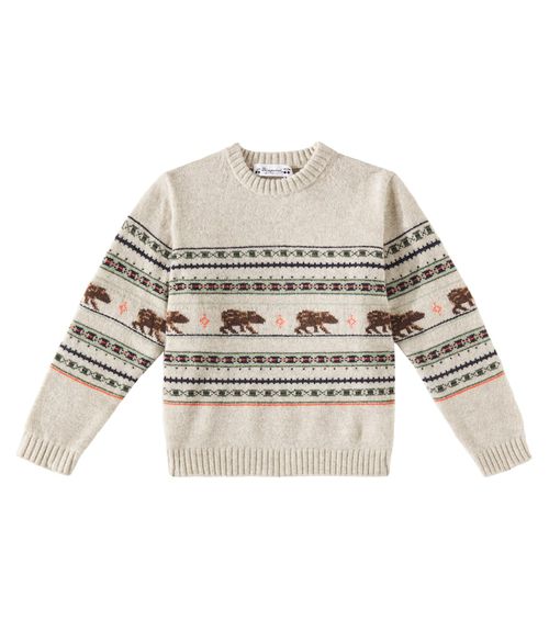 Bonpoint Grande jacquard wool sweater