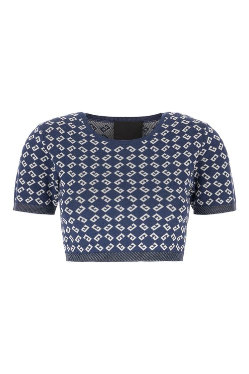 Embroidered Viscose Blend Top
