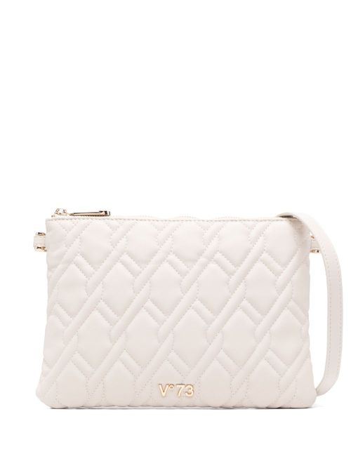 Logo-lettering cross body bag - White