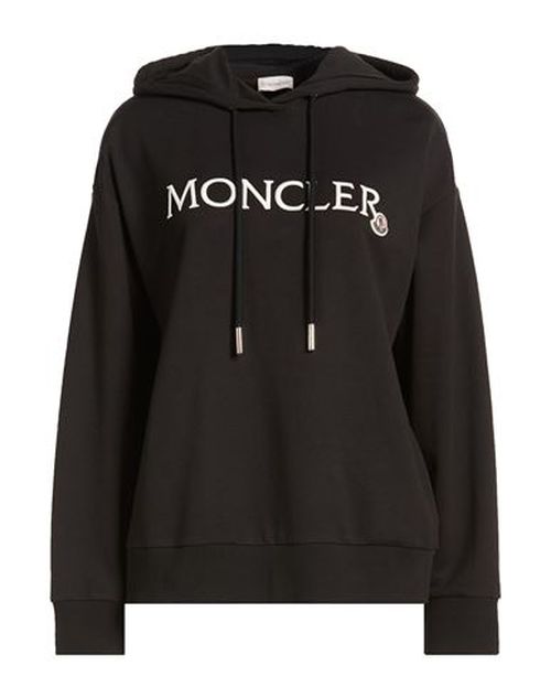 Woman Sweatshirt Black Size M Cotton