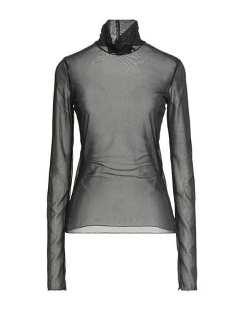 Party Edition Woman Top Black Size 4 Viscose, Polyamide, Metallic fiber, Elastane