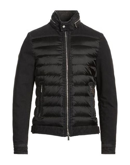 Man Puffer Black Size 38 Cotton, Polyethylene, Elastane