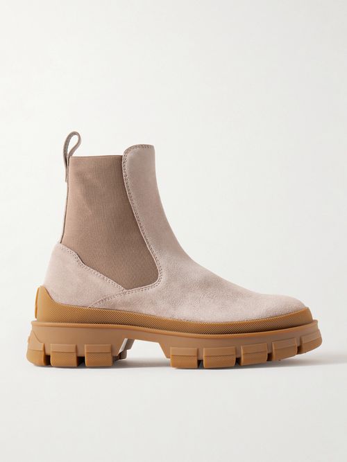Hevea Suede Chelsea Boots - Tan