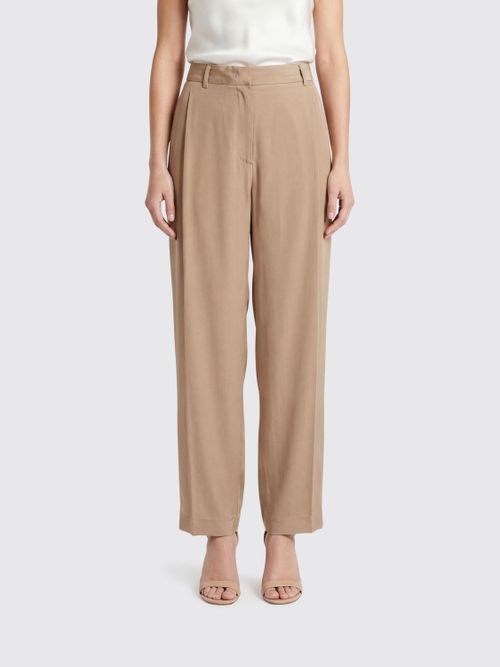 Pants Woman color Beige
