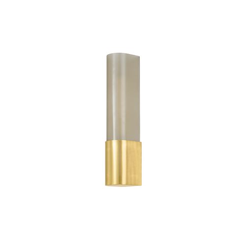 Aged Brass Wall Sconce from the Somersville Collection