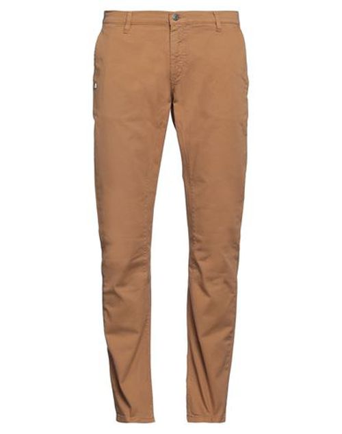 Man Pants Camel Size 33 Cotton, Elastane