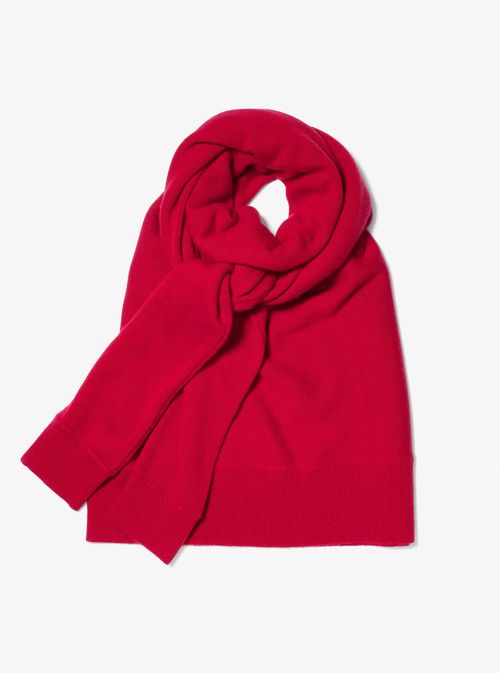 Michael Kors Cashmere Sweater Scarf in Red - One Size by