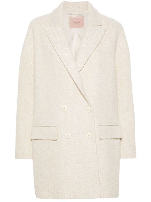 Lurex coat - Neutrals