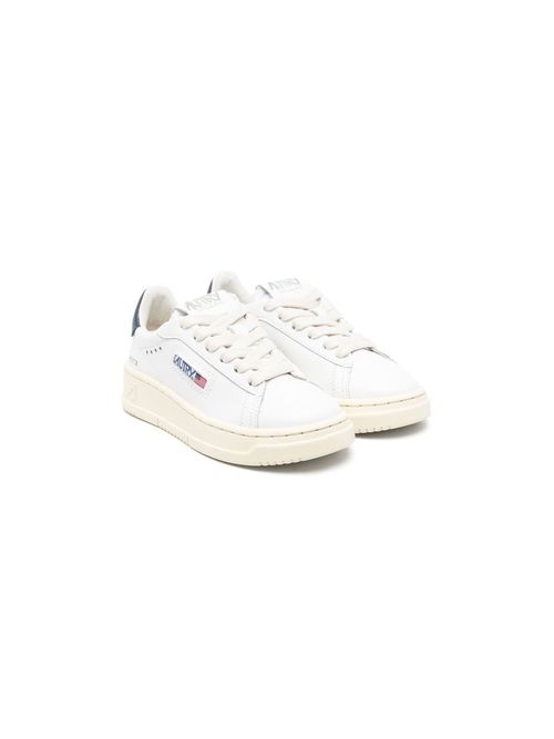 Logo-tongue sneakers - White