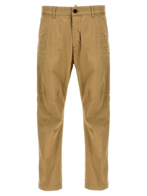 -Sexy Chino Pantaloni Beige-Uomo