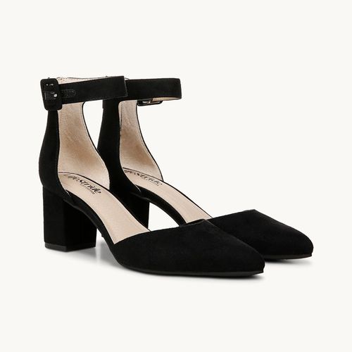 Stride Shoes Admire Dress Sandal Black Fabric