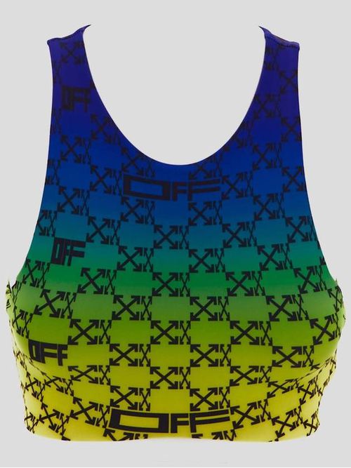 Monogram sports bra - Green