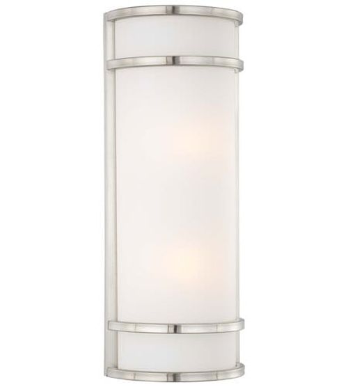 Bay View 2-Light 20" Outdoor Wall Light in Brushed Stainless Stee