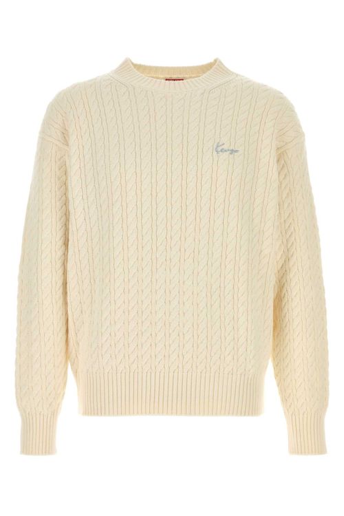 Signature Sweater — White