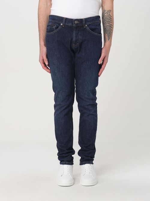 Pants Men color Denim