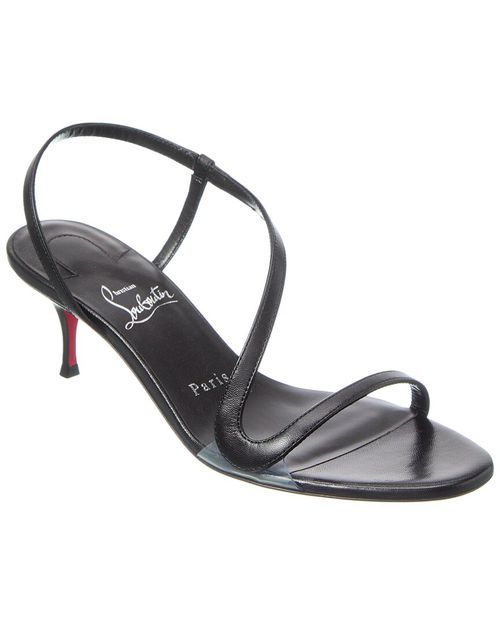 Christian Louboutin Rosalie 55 Leather Slingback Sandal