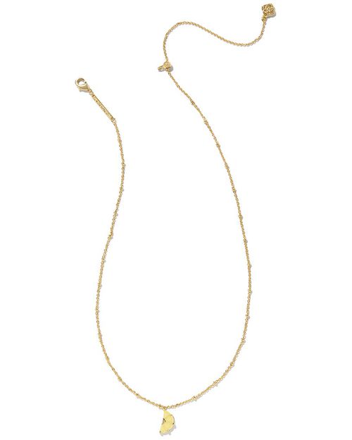 Kendra Scott Lemon 14K Cz Pendant Necklace