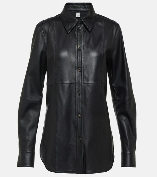 Toteme Leather overshirt