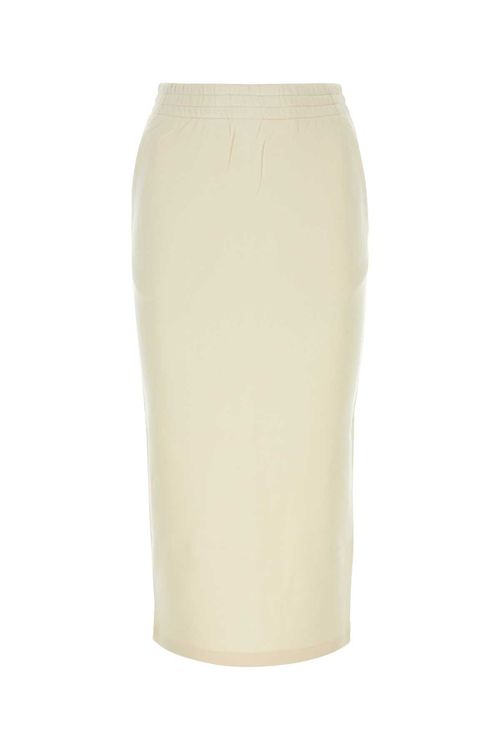 Cream Cotton Skirt