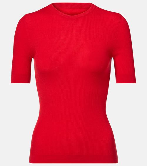 Celina ribbed-knit wool-blend top