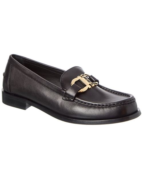 Ferragamo Gancini Leather Loafer