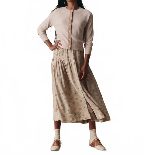 The Dainty Cardigan In Soft Petal