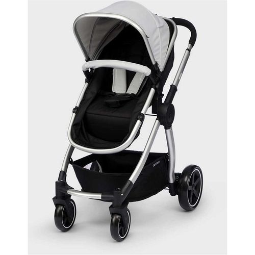 Mothercare 4-Wheel Journey Pushchair - Grey/brushed Silver