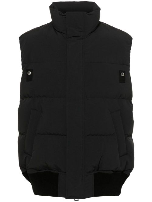 Quilted gilet - Black