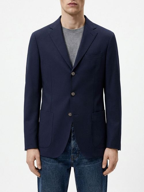 Jacket Men color Blue