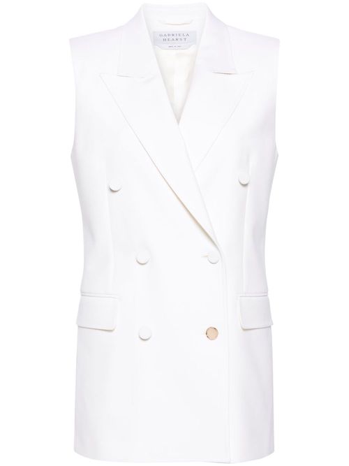 Mayte double-breasted vest - Neutrals