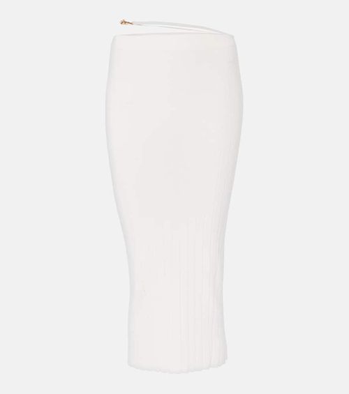 Pralù scalloped midi skirt
