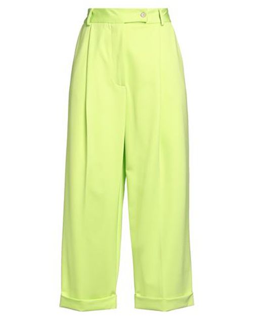 Woman Pants Lime green Size 8 Viscose, Polyamide, Elastane