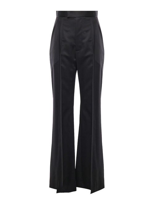 Wool Flared Trousers