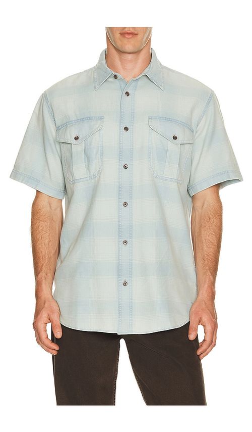 Filson Alaskan Guide Shirt in Indigo Plaid. L also in S, M, XL/1X