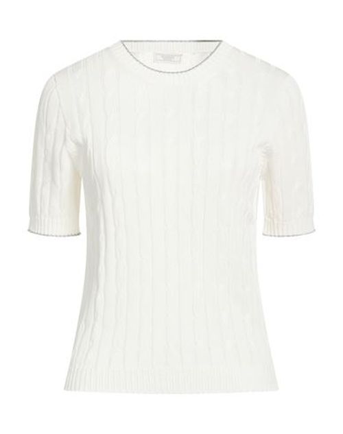Woman Sweater White Size 8 Viscose, Polyester