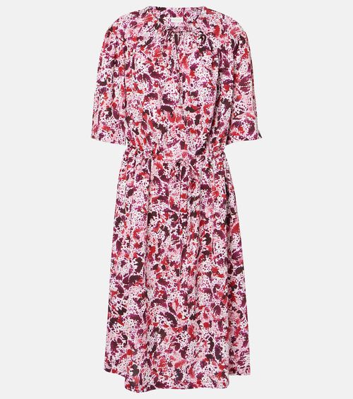 Printed midi dress