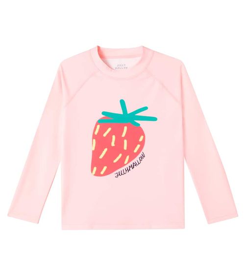Strawberry latte rashguard top