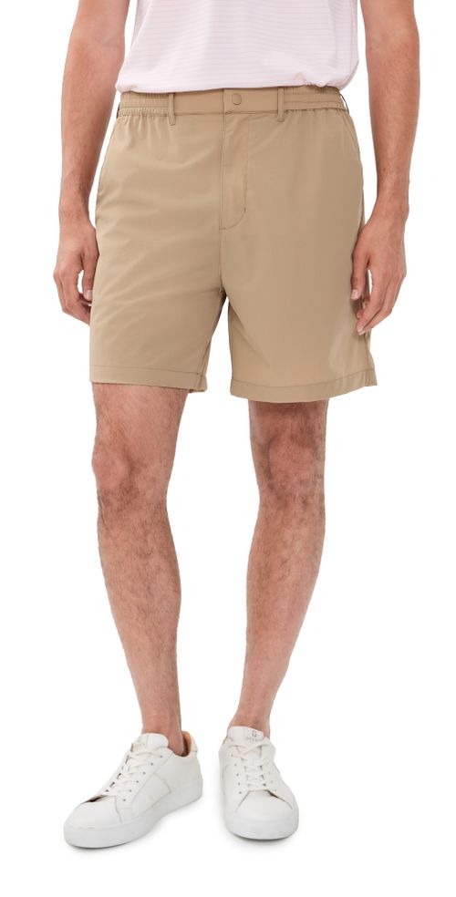 Tech Nylon Shorts 6.75 Taupe