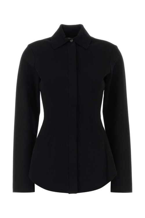 Black Viscose Blend Baffo1234 Cardigan
