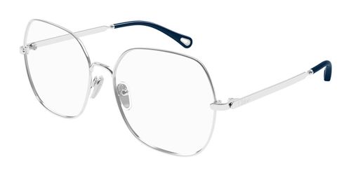 Chloé CH0284O 003 Women’s Eyeglasses Silver Size 57 (Frame Only) - Blue Light Block Available