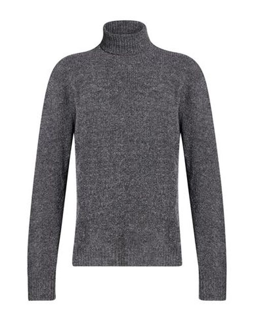 Man Turtleneck Grey Size M Wool, Polyamide