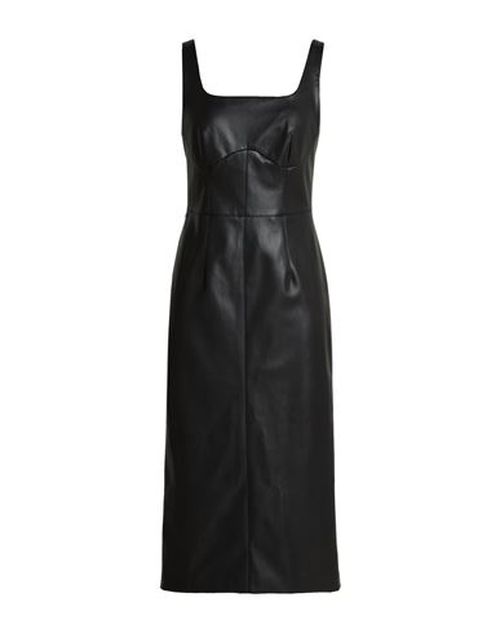 Woman Midi dress Black Size 2 Polyester, Polyurethane