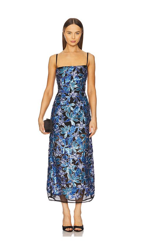 Sabina Musayev KLEID ELLOWINA in Blue. Größe XS. Also in
