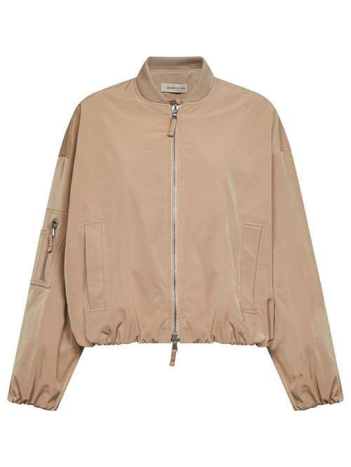Bomber Jacket — Beige