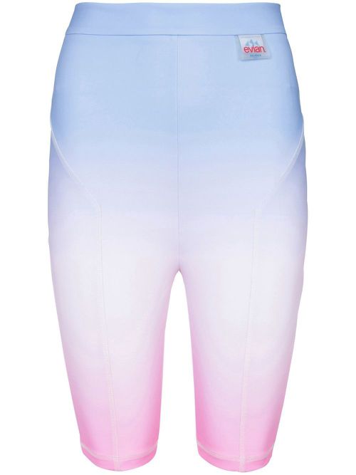 X Evian gradient-effect bermuda shorts - Pink