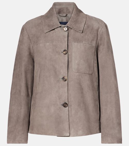 Suede overshirt
